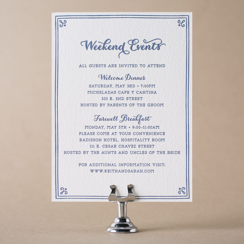 sample invitation cards for events