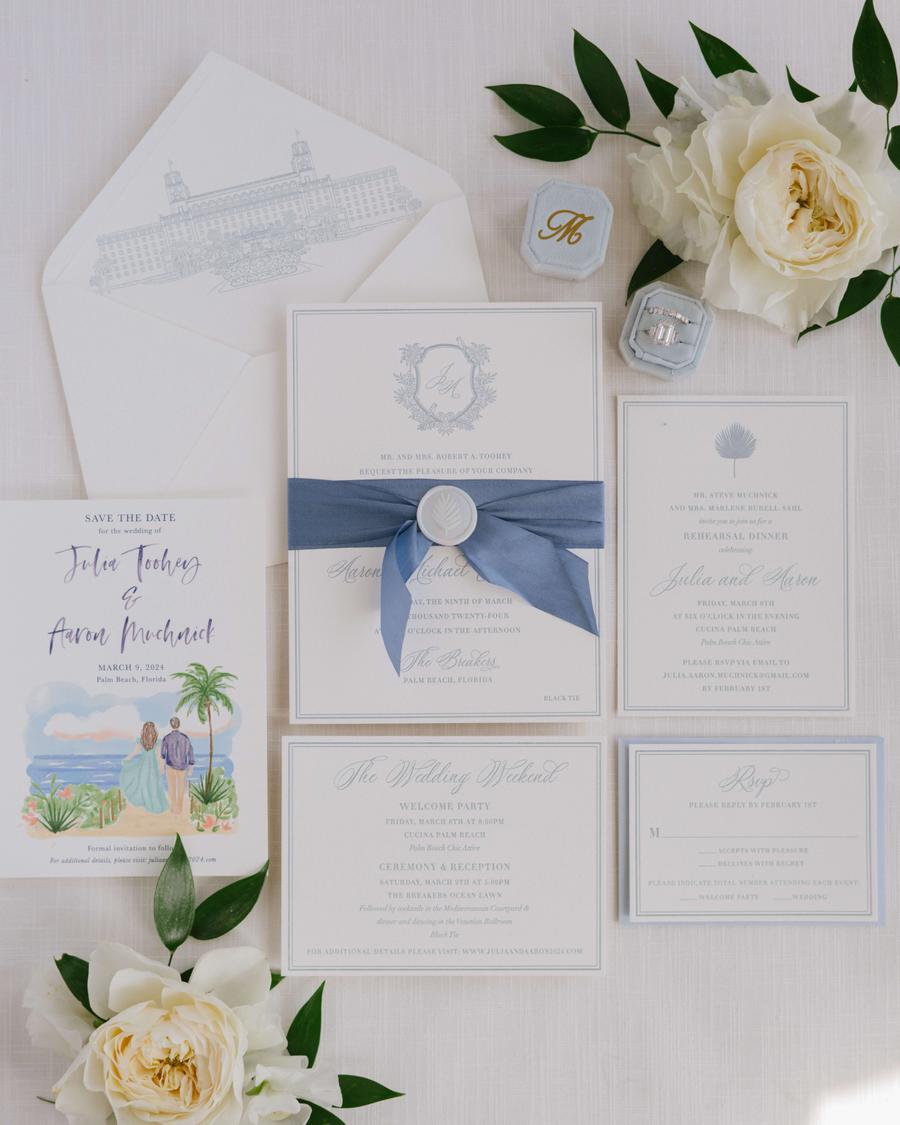Bella Figura Letterpress Wedding Suite