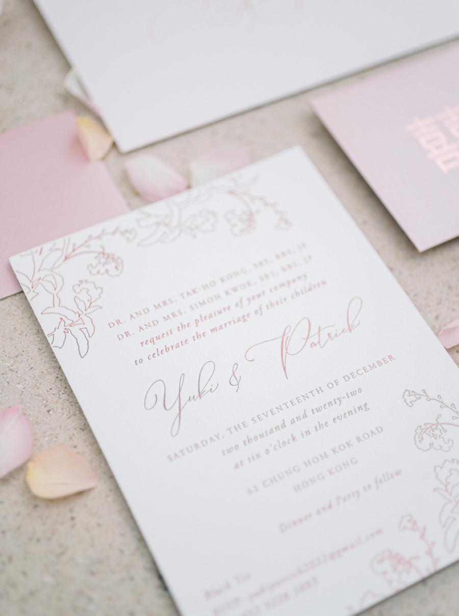 Bella Figura Foil Wedding Invitation