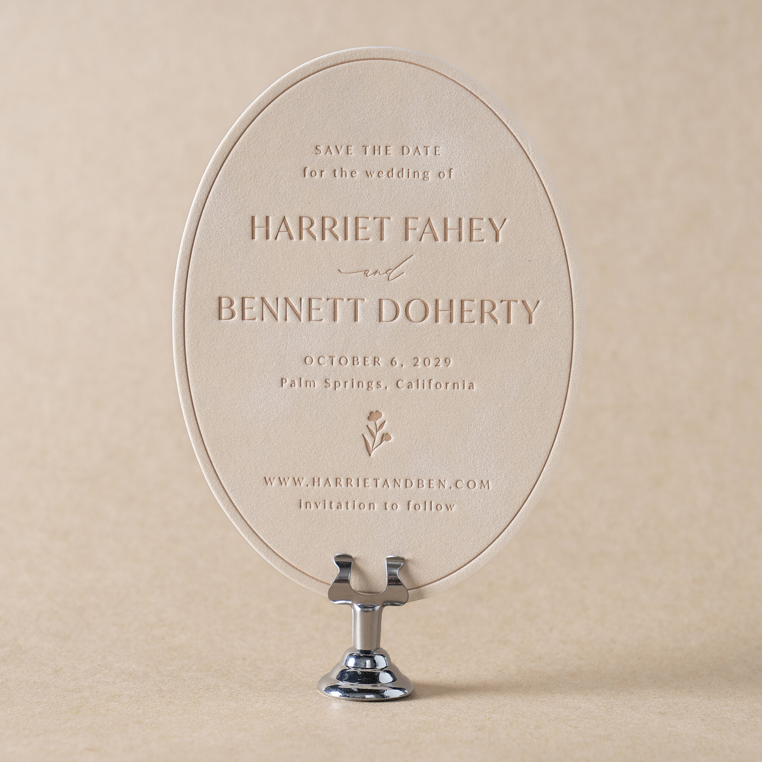 Harriet Save the Date design