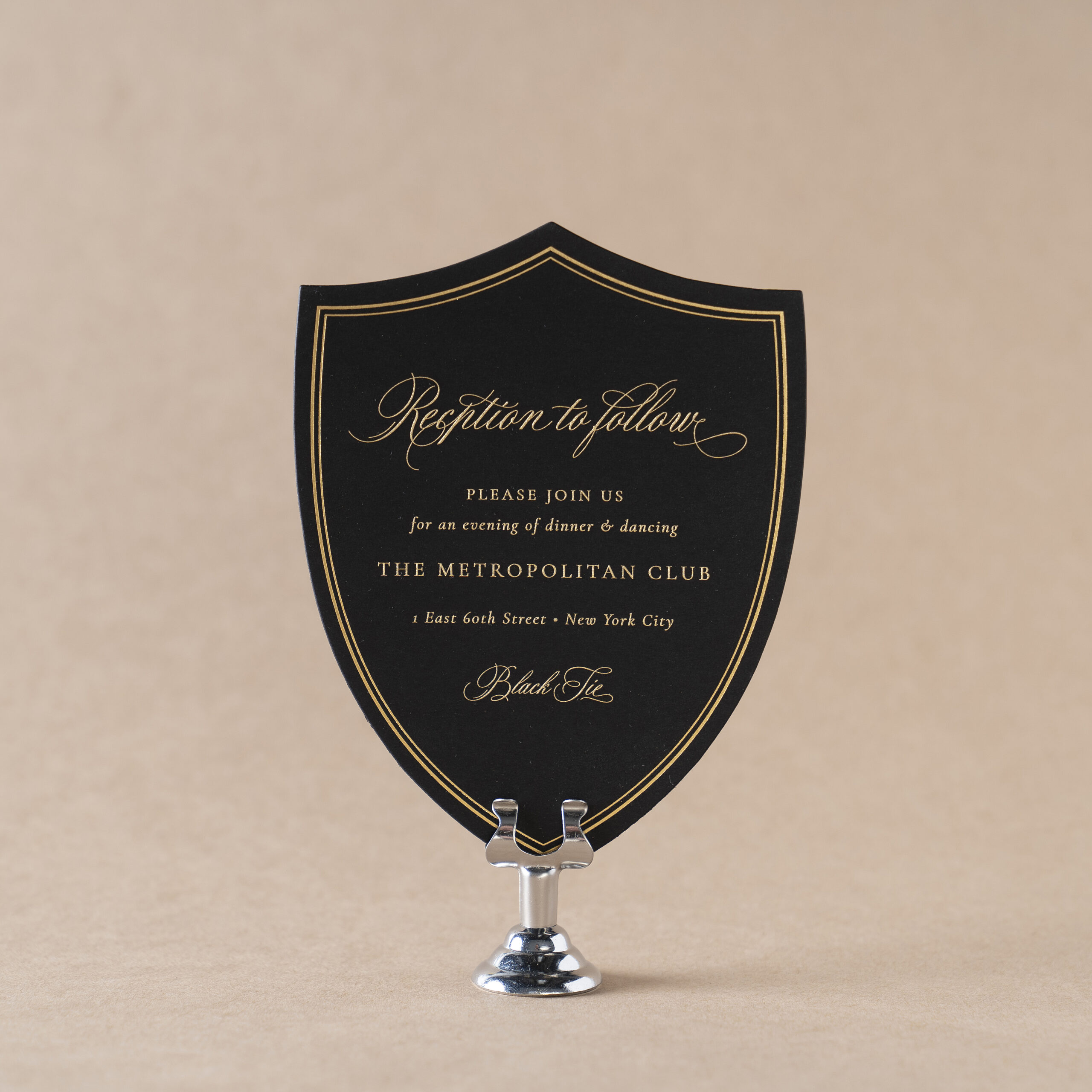 Rhea Reception Card design