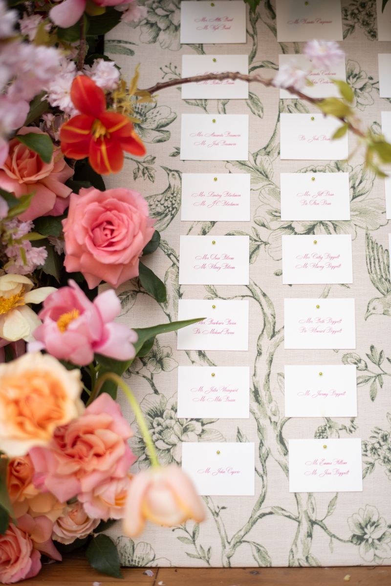 Bella Figura Escort Cards