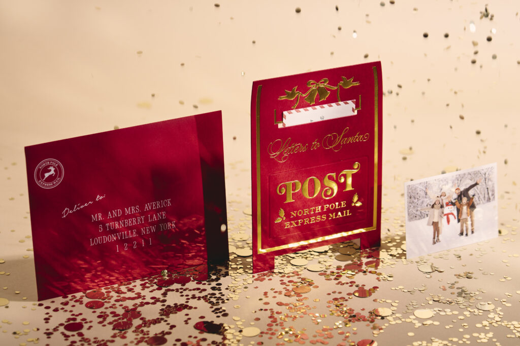 Bella Figura foil stamped holiday card