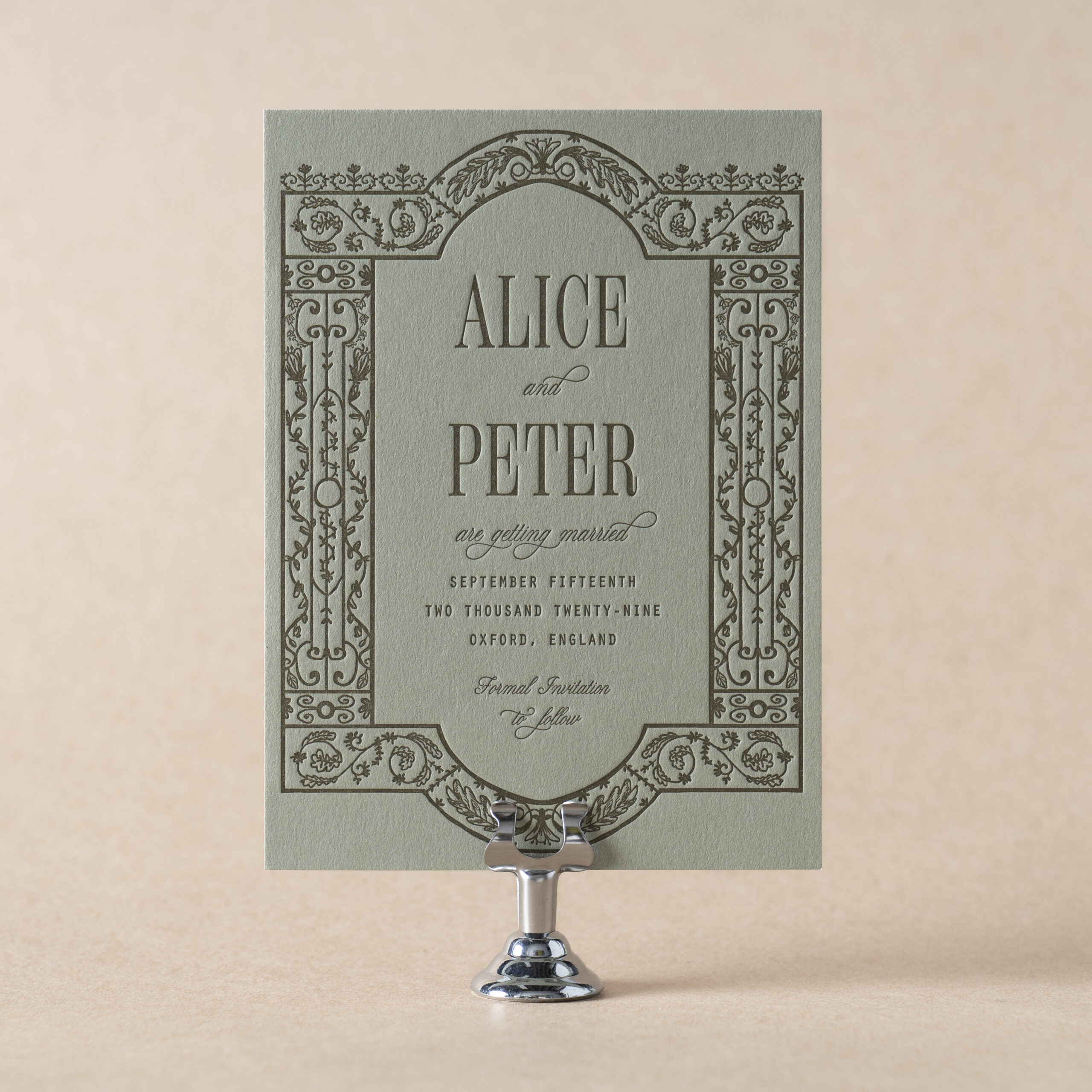 Darcy Save the Date design