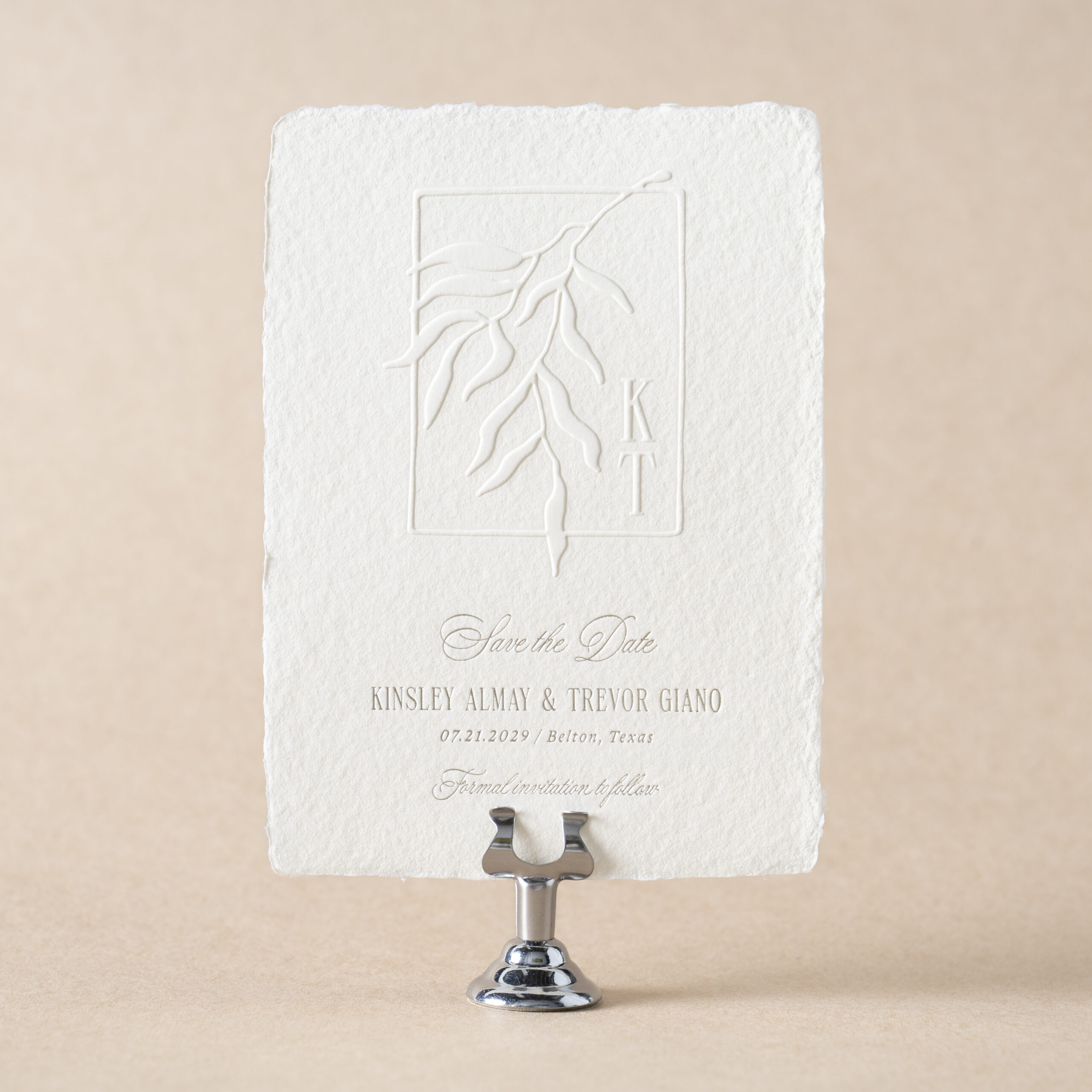 Kinsley Save the Date design
