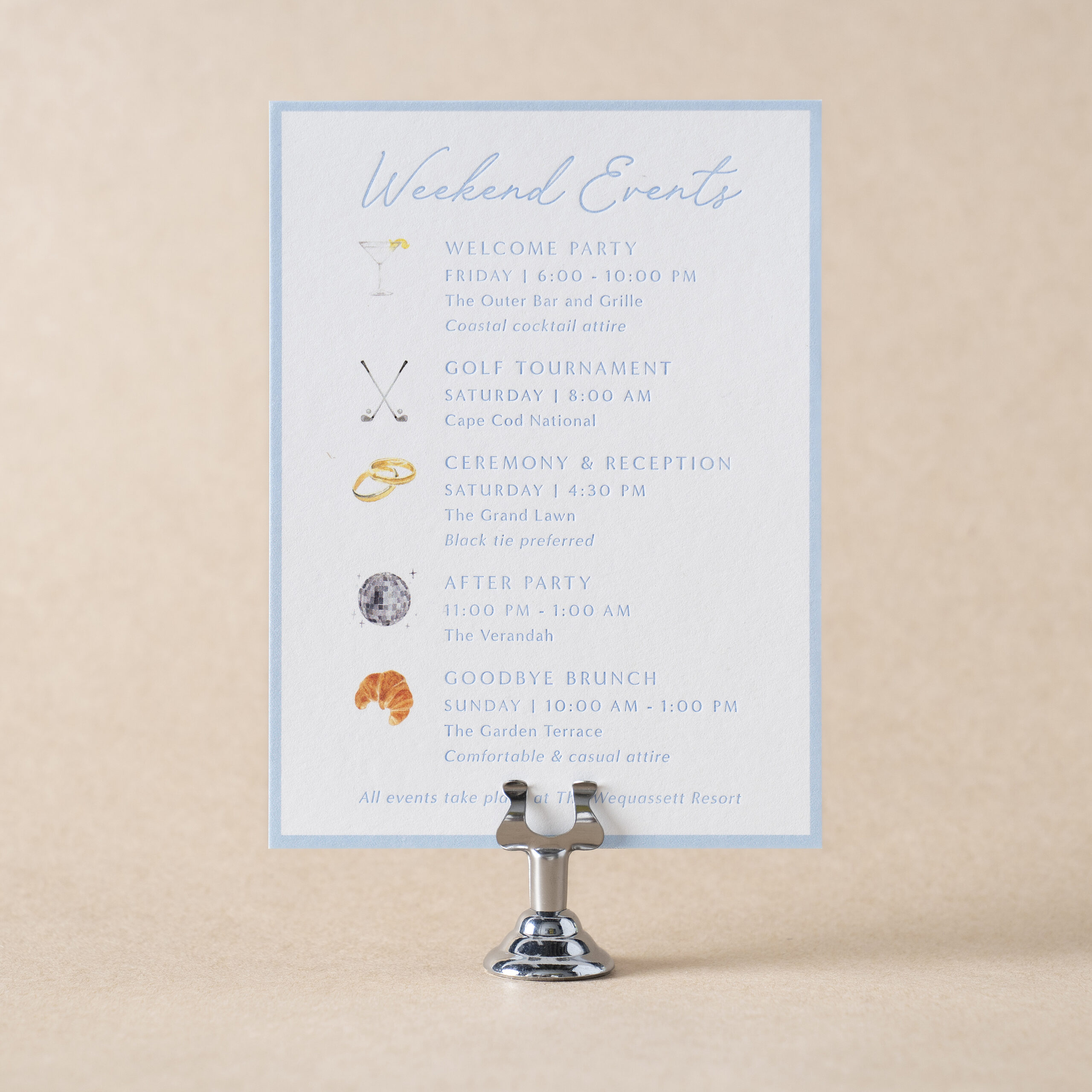 Roydon Events Card design