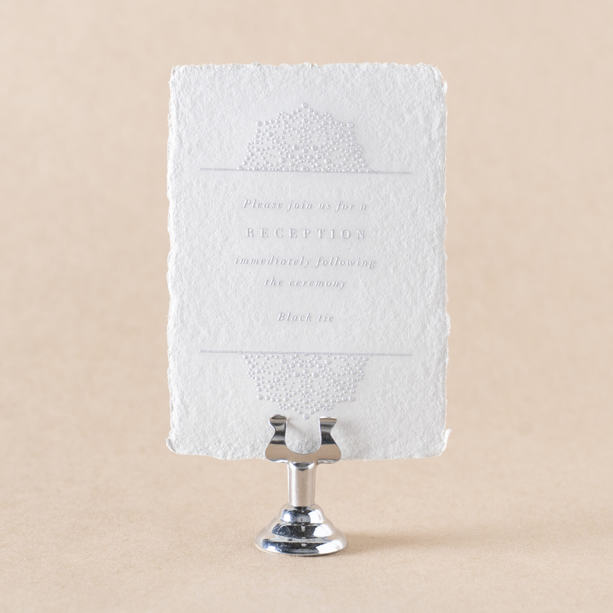 Bianca Reception Card design