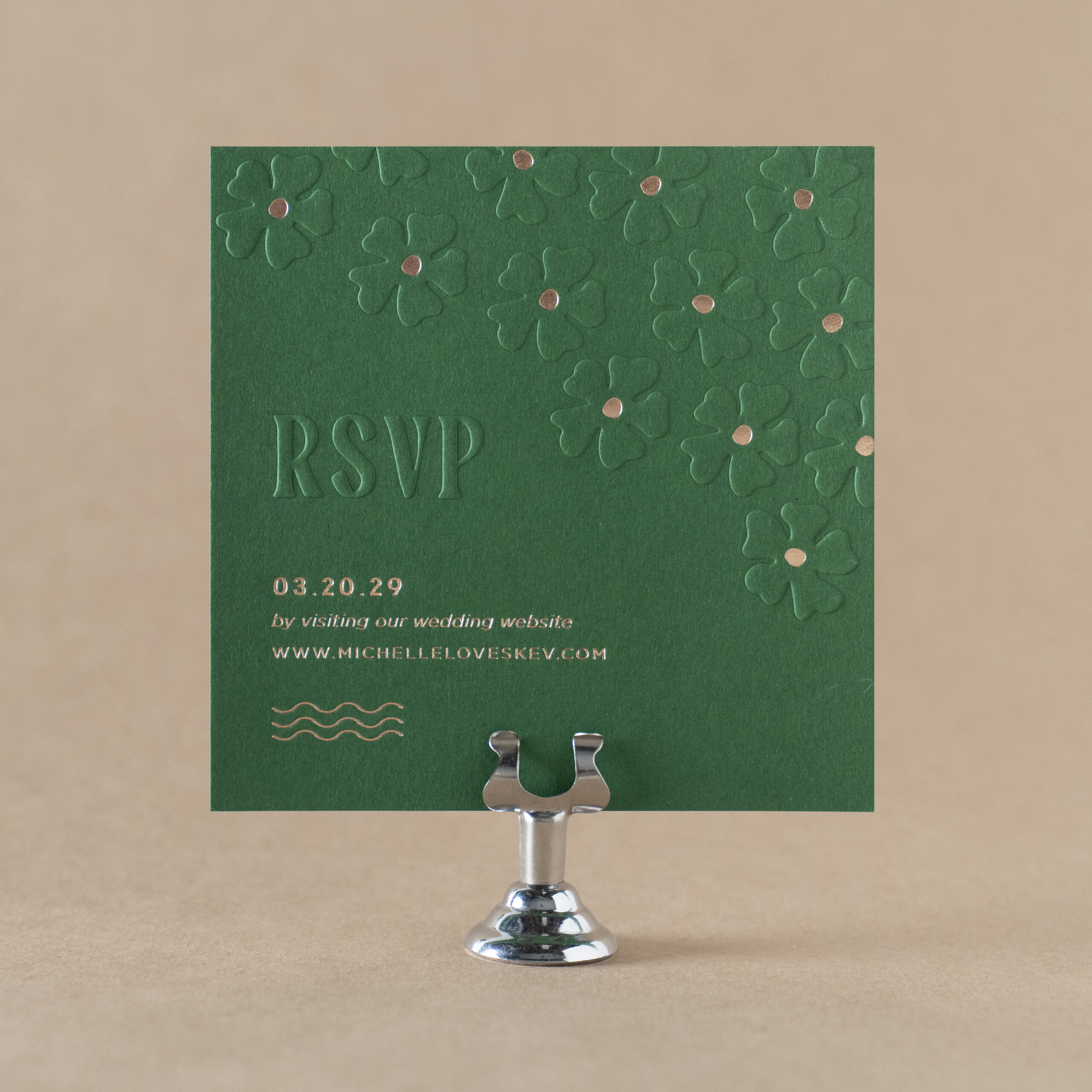 Dayfields Reply Card design