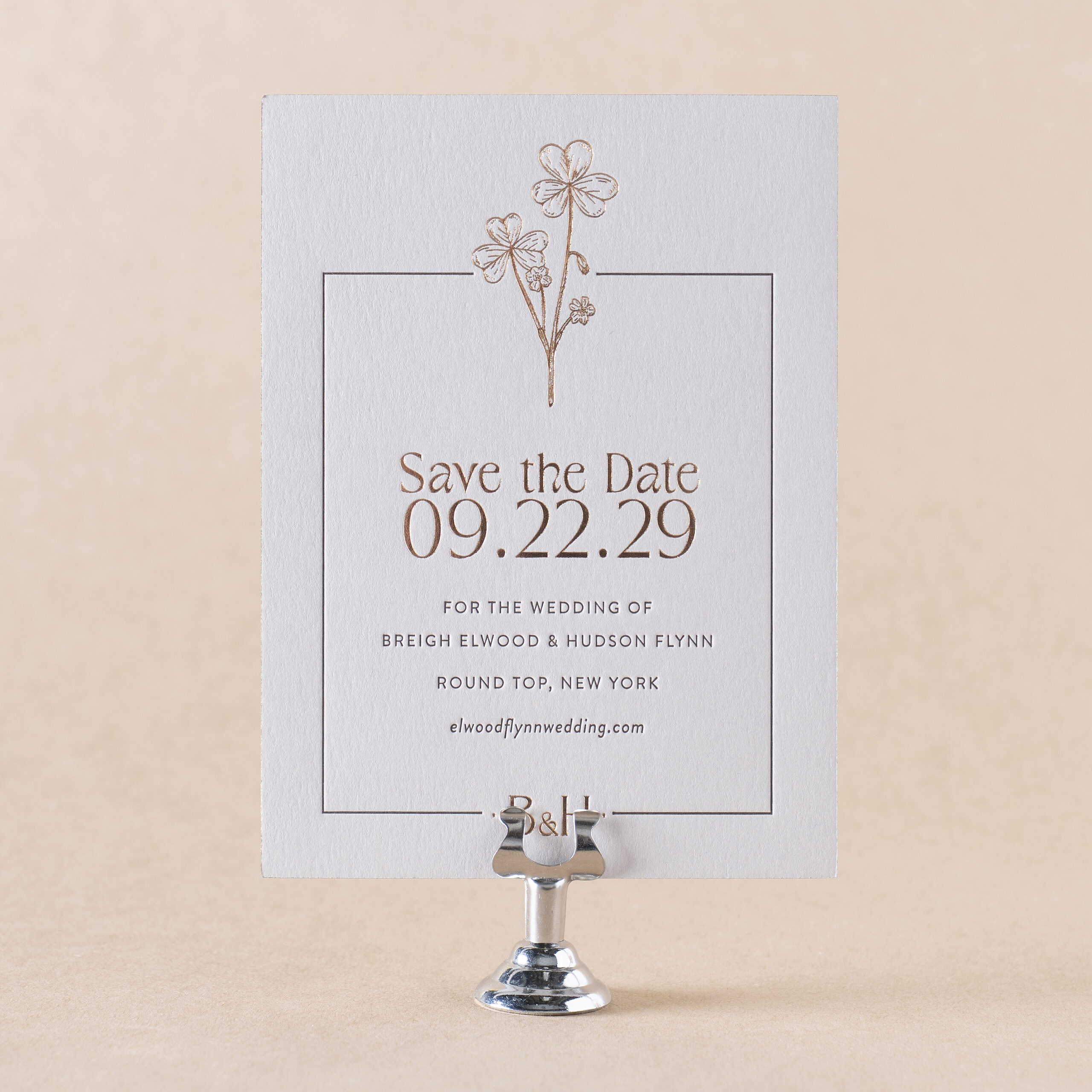 Elwood Save the Date design