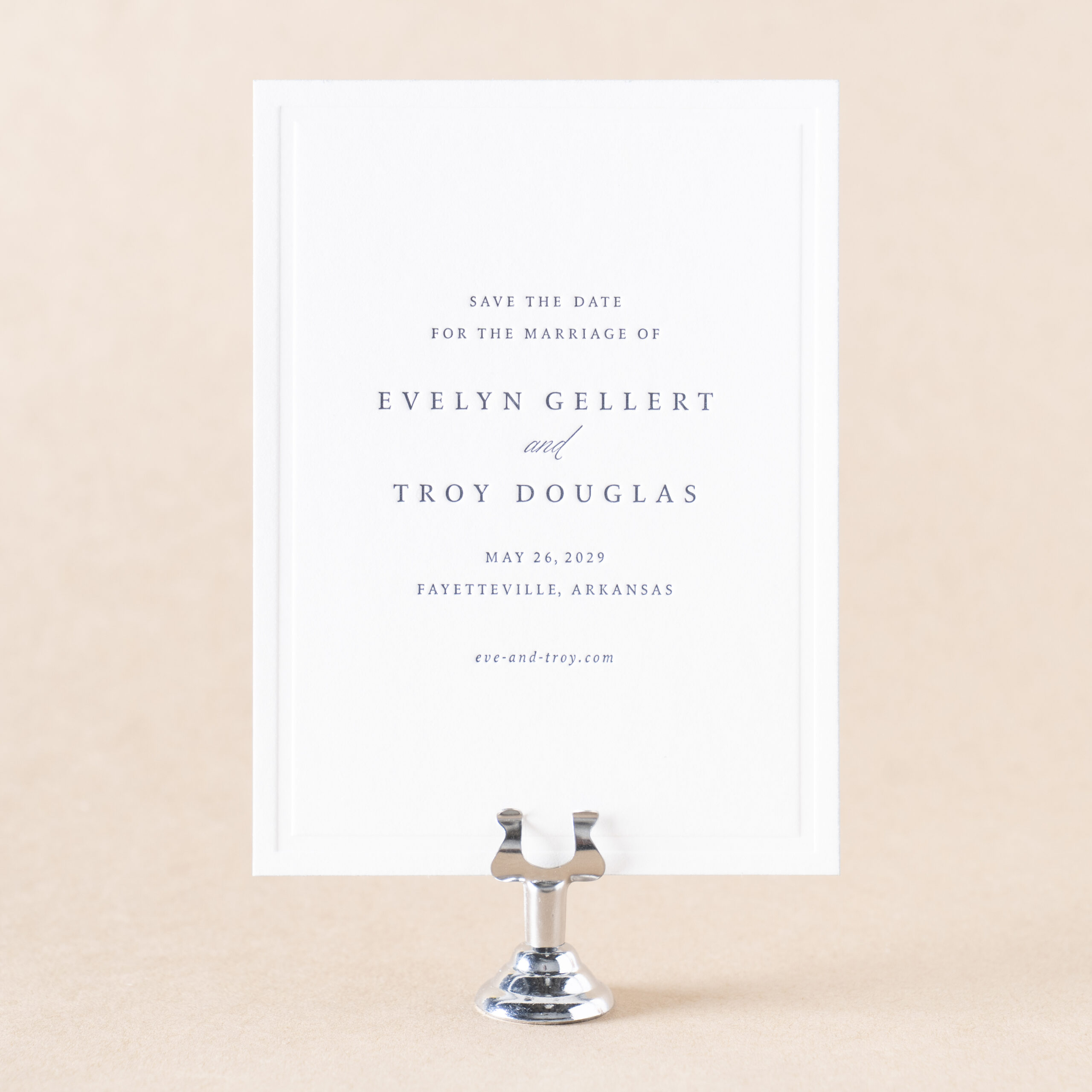 Gellert Save the Date design
