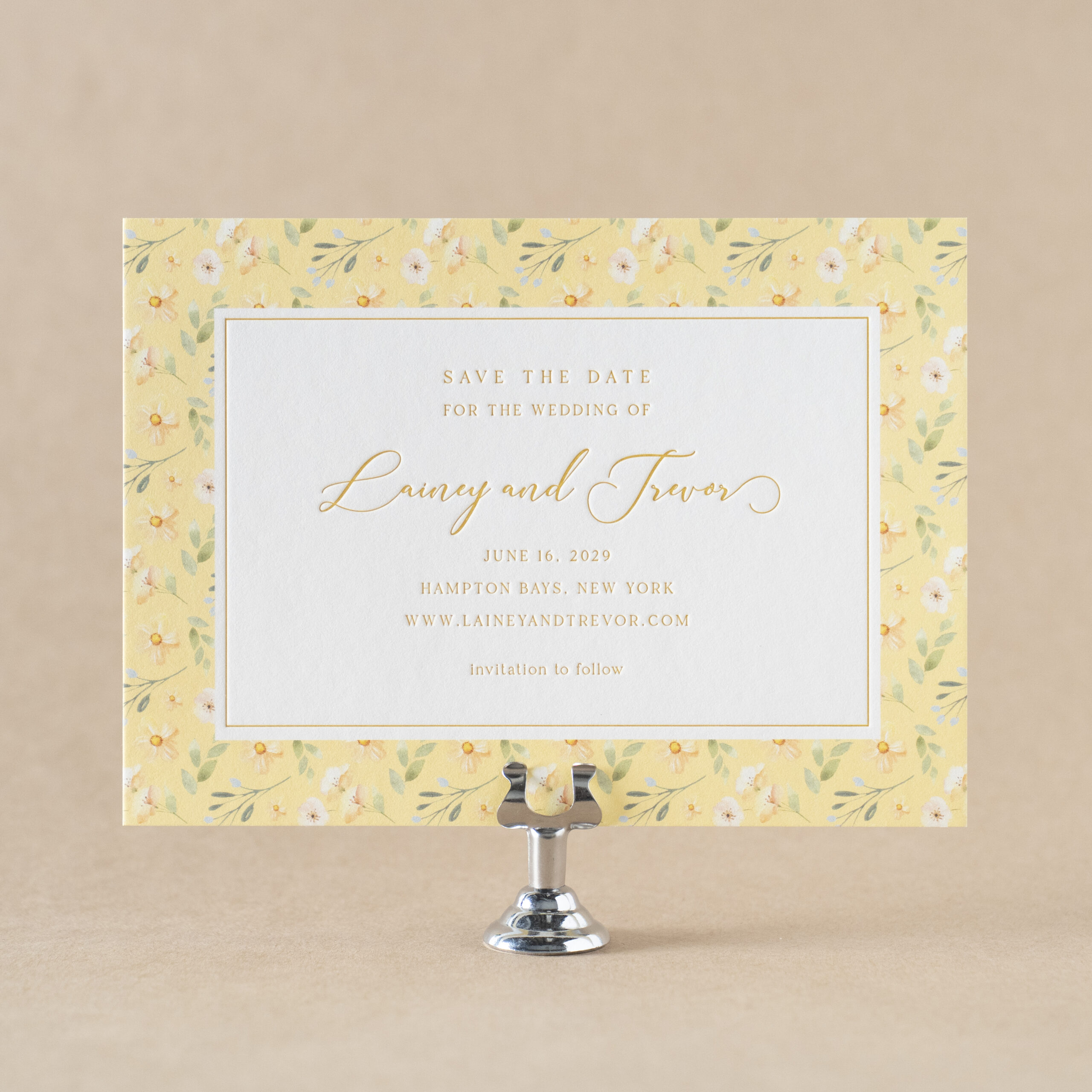 Lainey Save the Date design