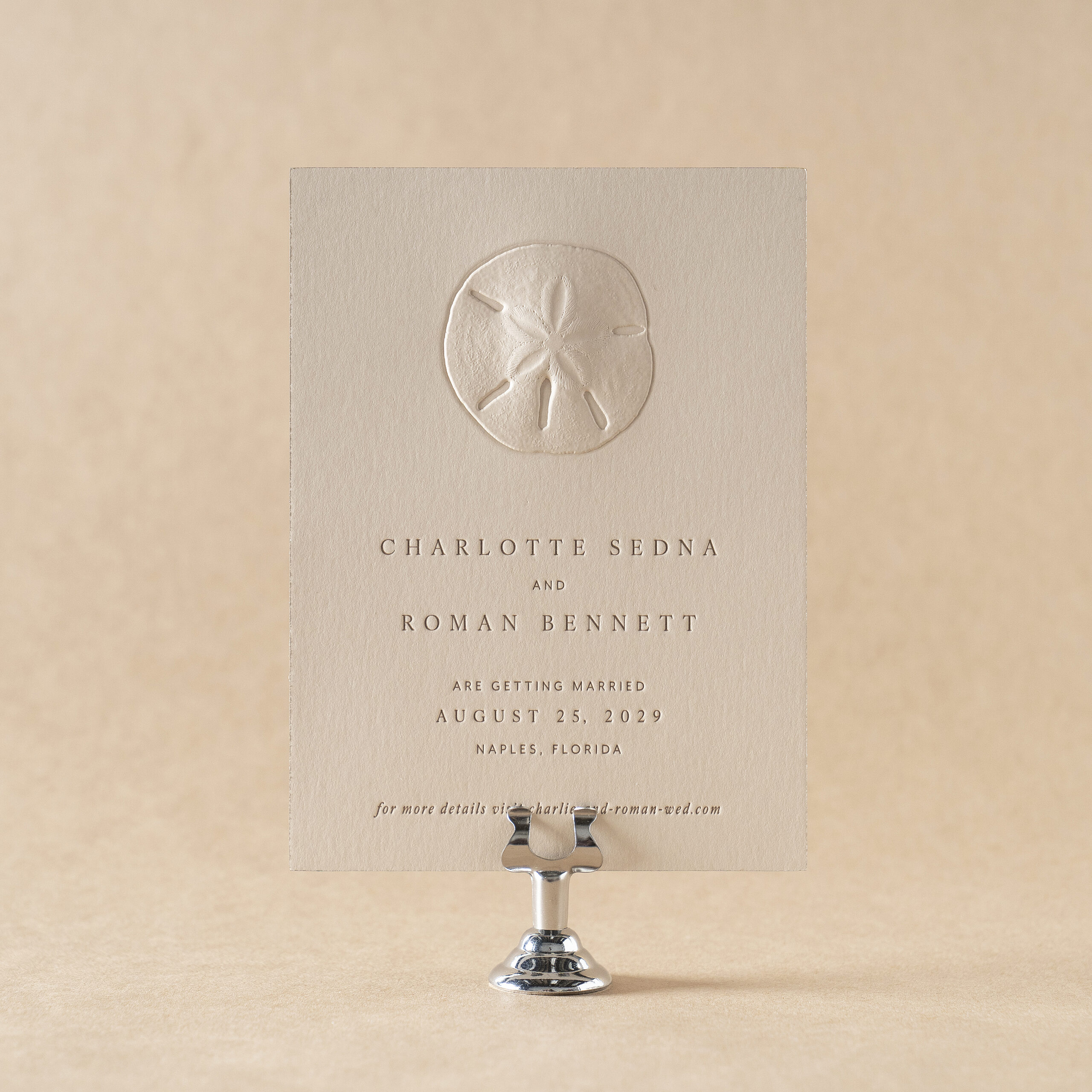 Sedna Save the Date design