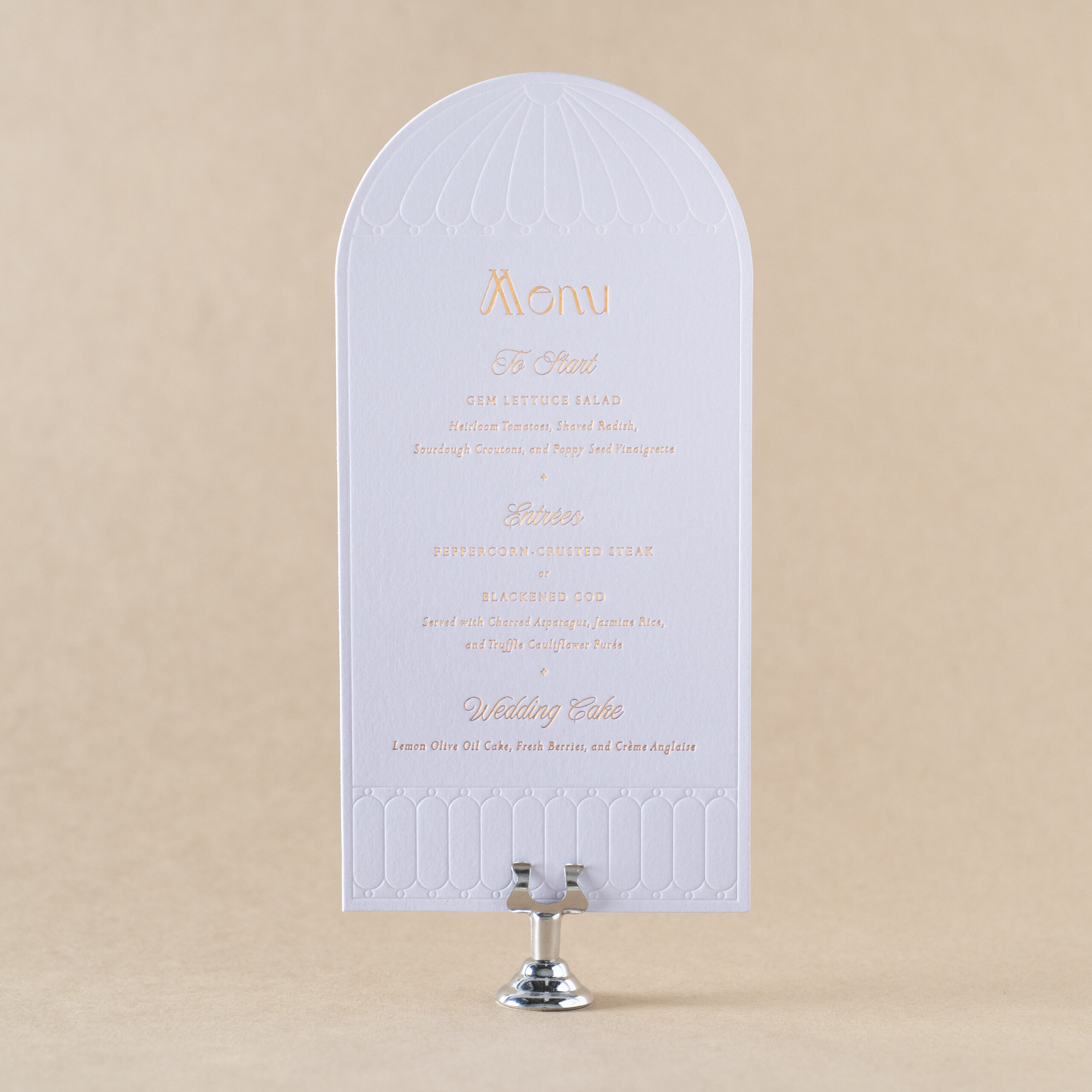 Violette Menu design
