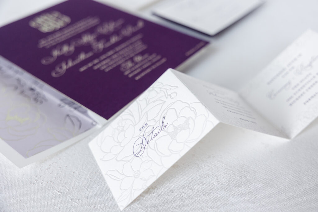 Bella Figura Wedding Details Card