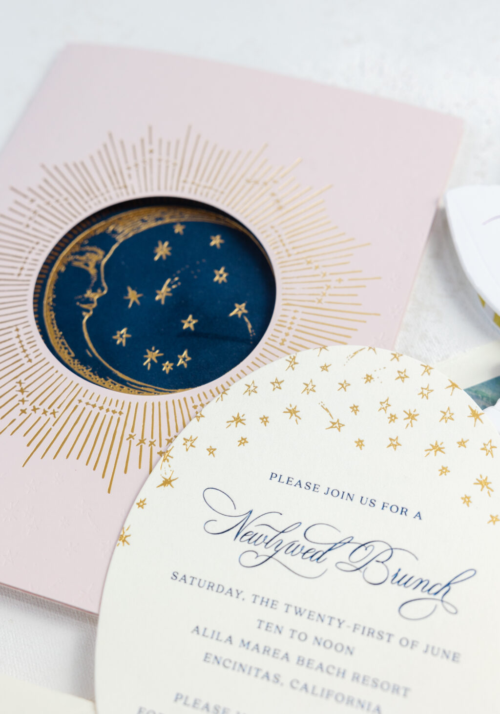 Bella Figura die cut brunch card