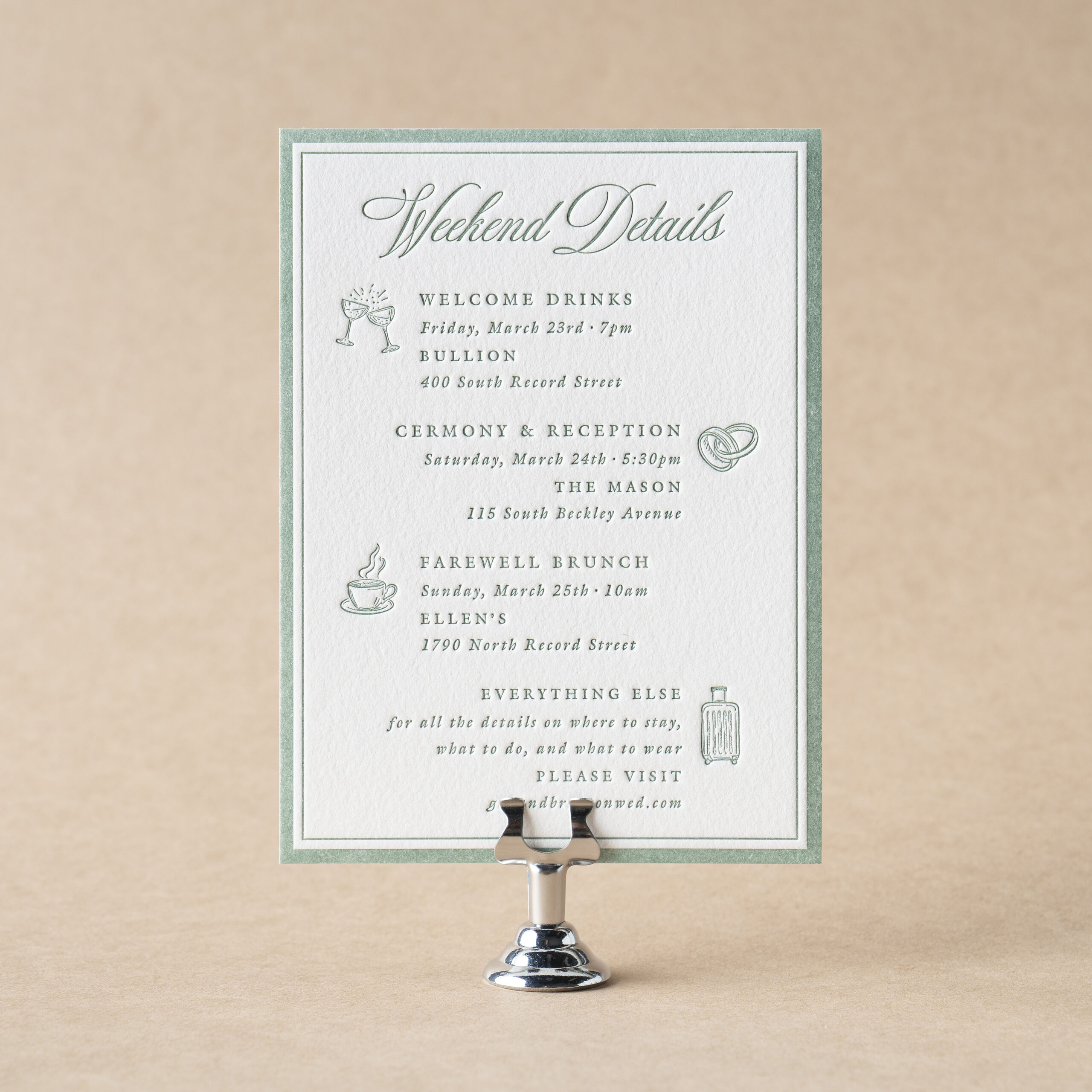 Braxton V.2 Details Card design