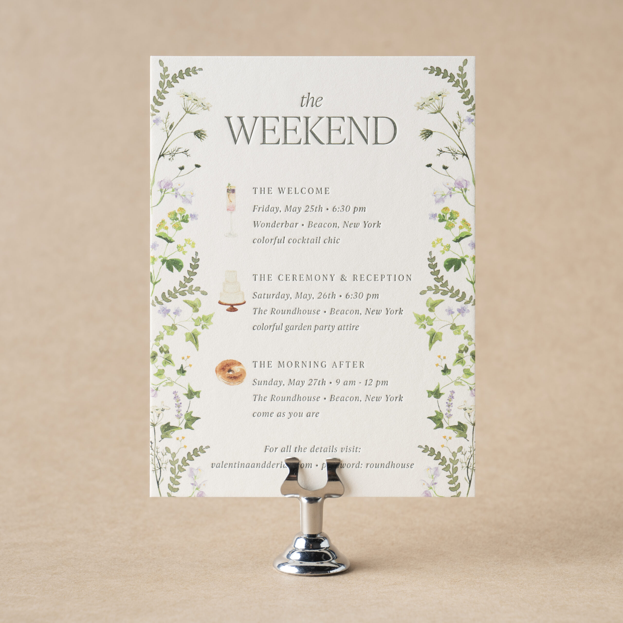 Derian V.2 Events Card design