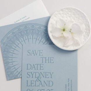 letterpress save the date