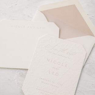 Social Stationery and save the date