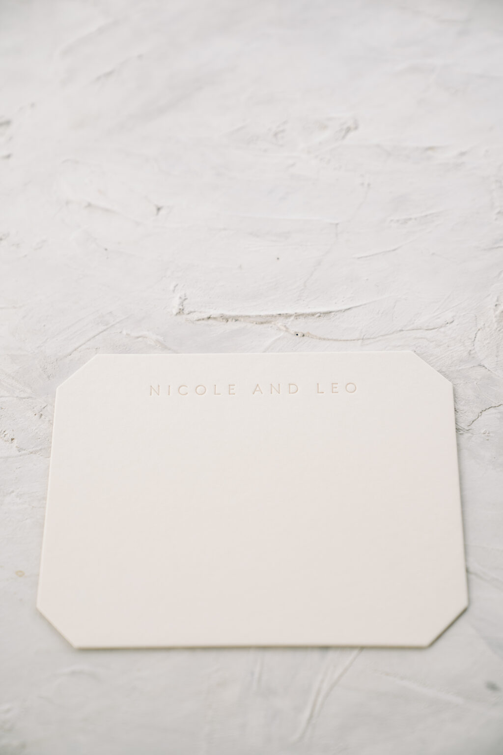 letterpress Social Stationery