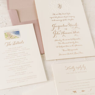 Calligraphy Wedding Invitation Set
