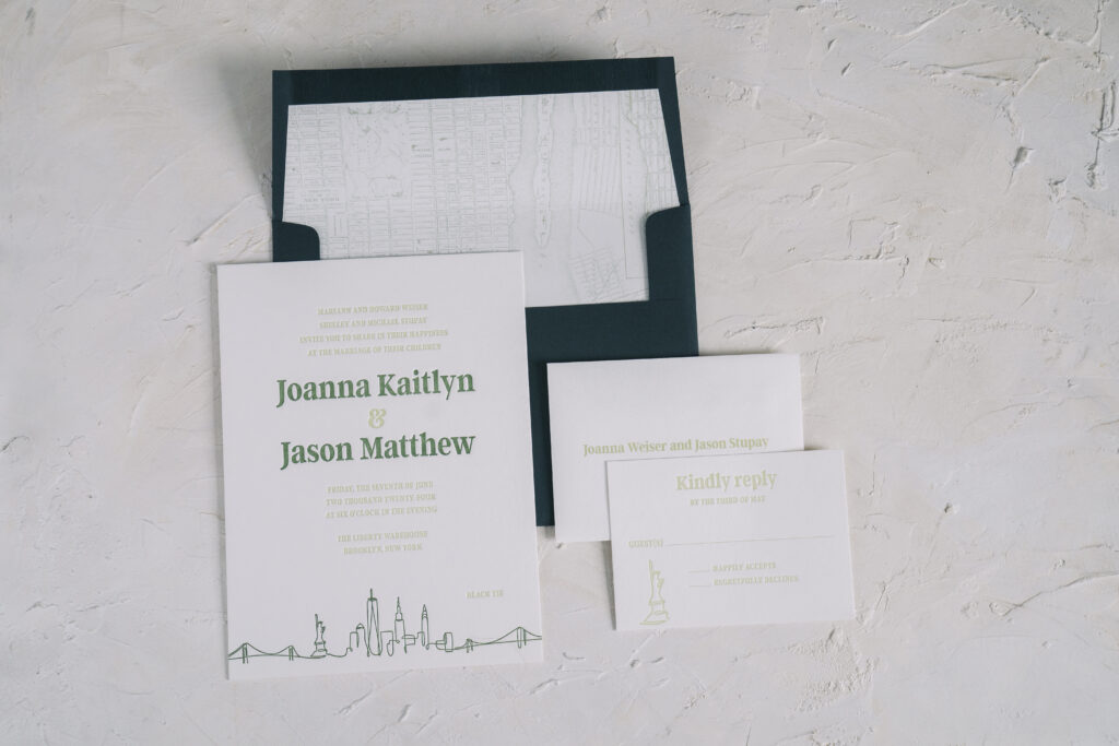 Skyline Wedding Invitation