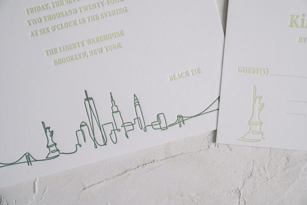 Skyline Wedding Invitation