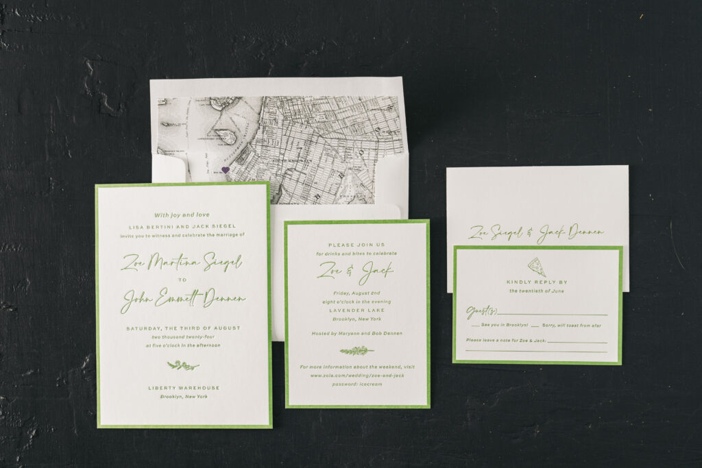 Custom Map Envelope Liner