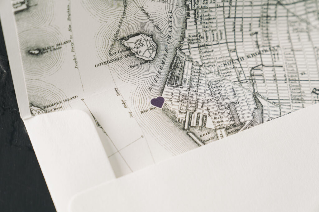 Custom Map Envelope Liner
