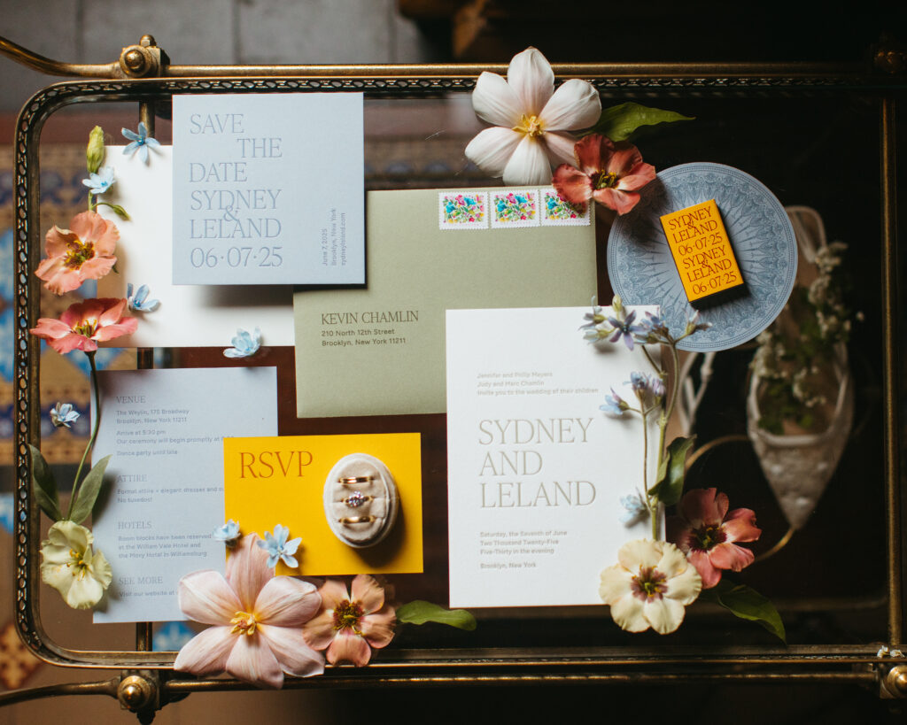 Letterpress Wedding Invitation Suite