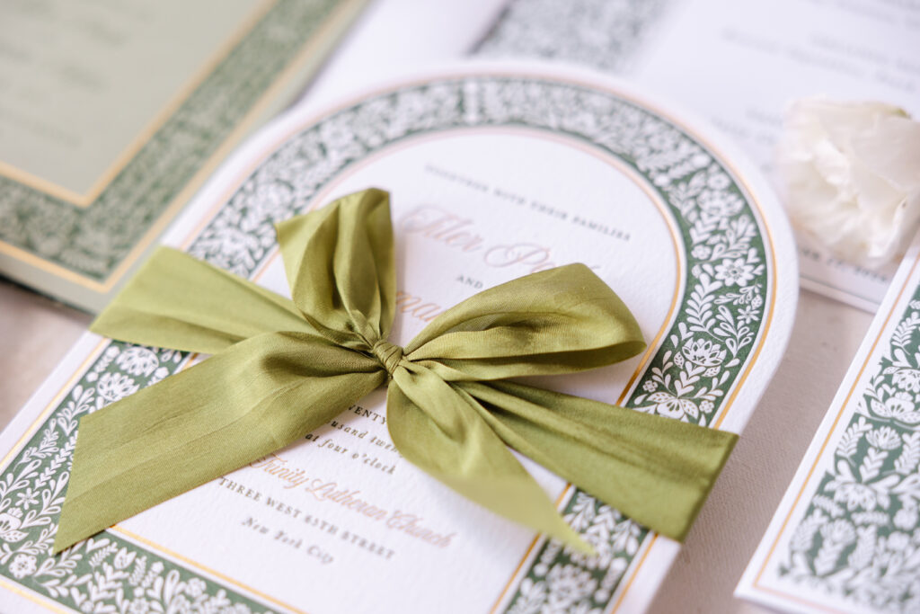 Bella Figura Letterpress Wedding Invitation