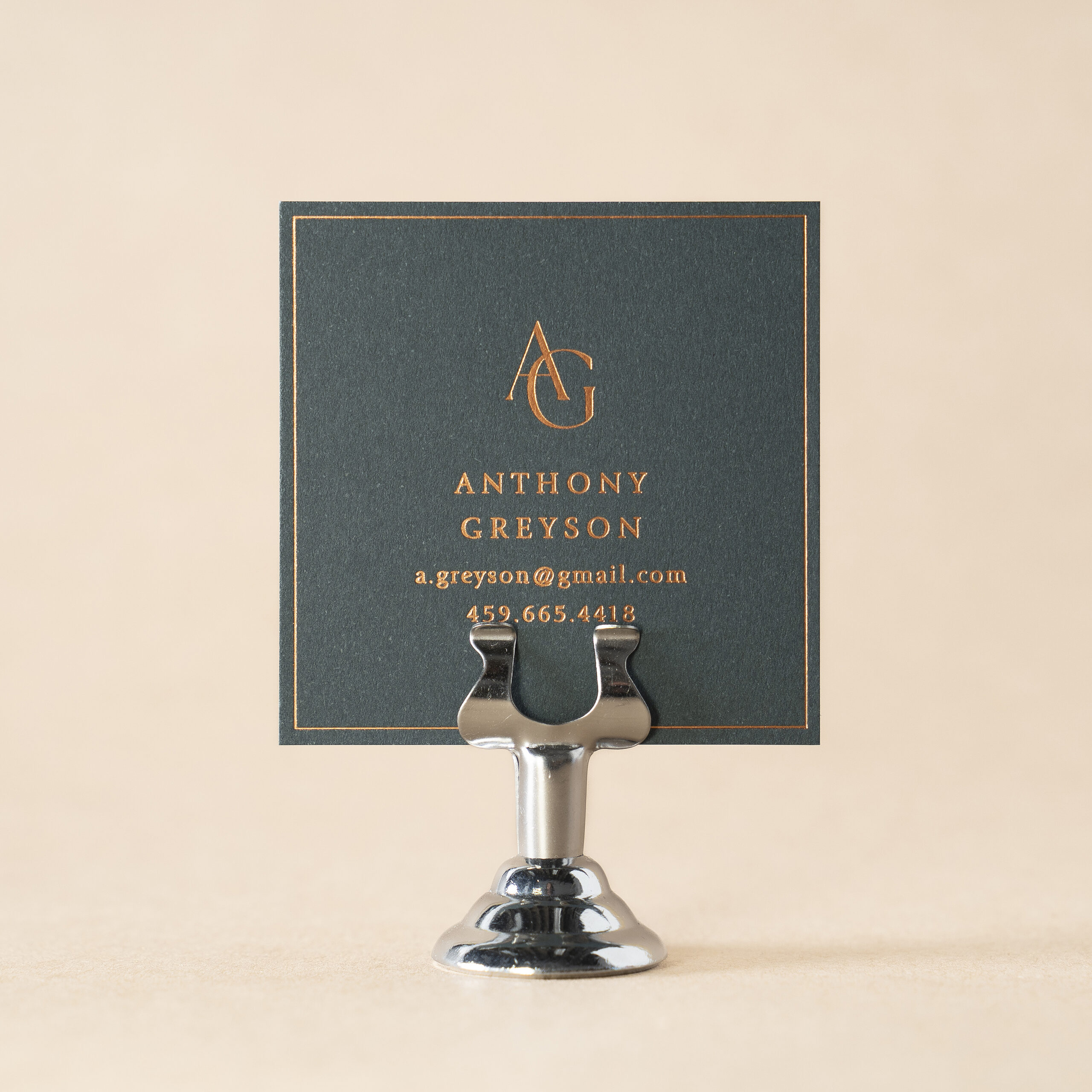 Anthony Social Calling Card design