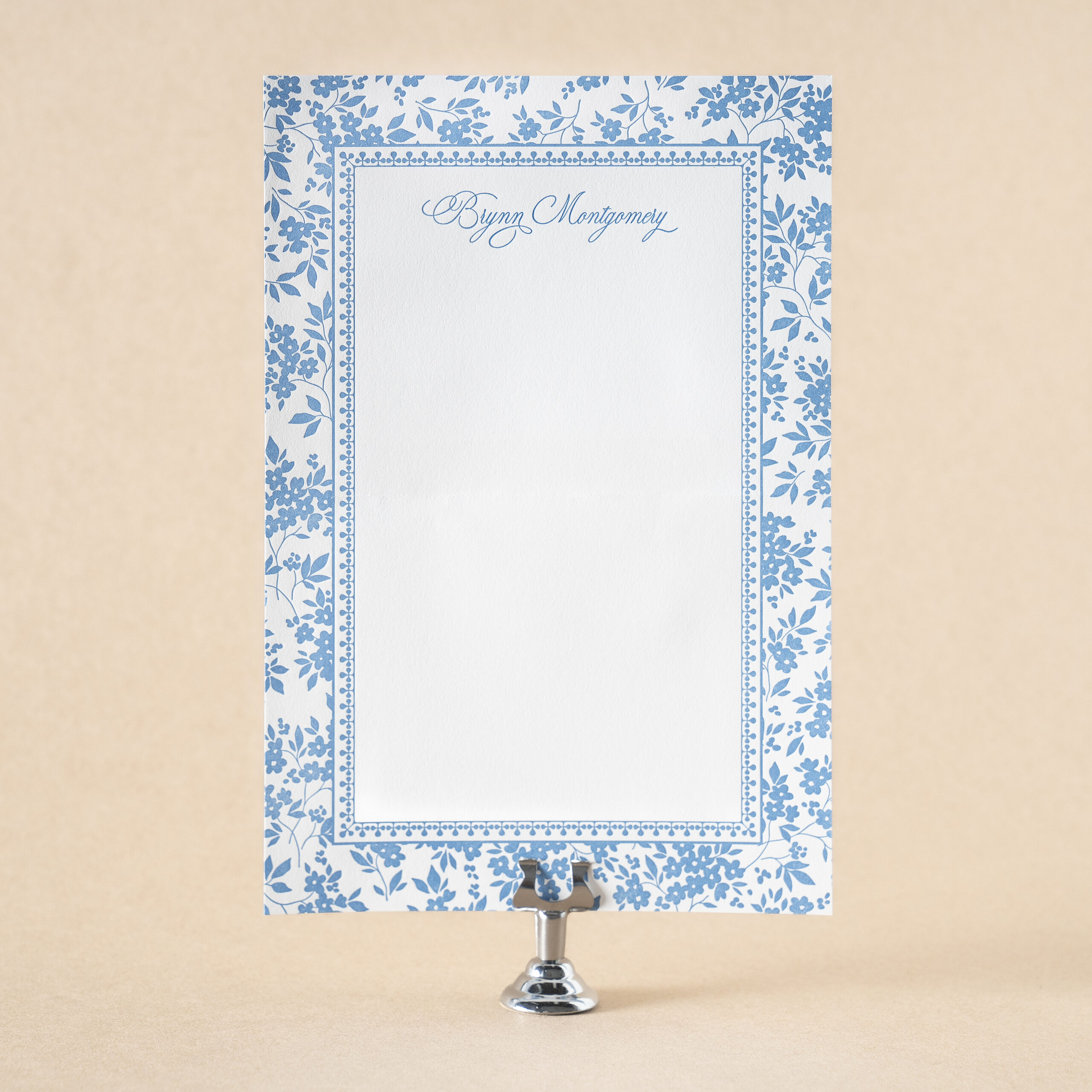 Brynn Social Lettersheet design
