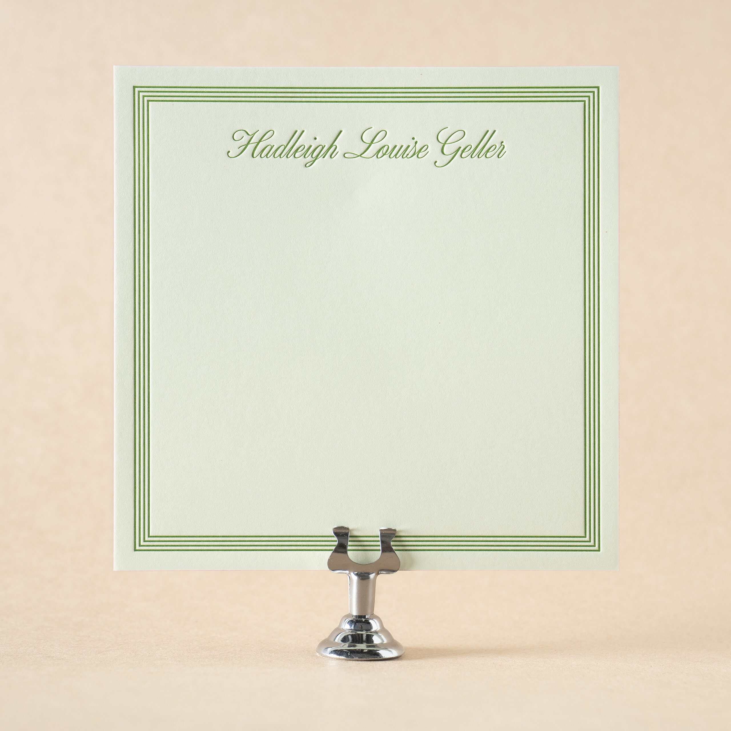 Hadleigh Social Note Card design