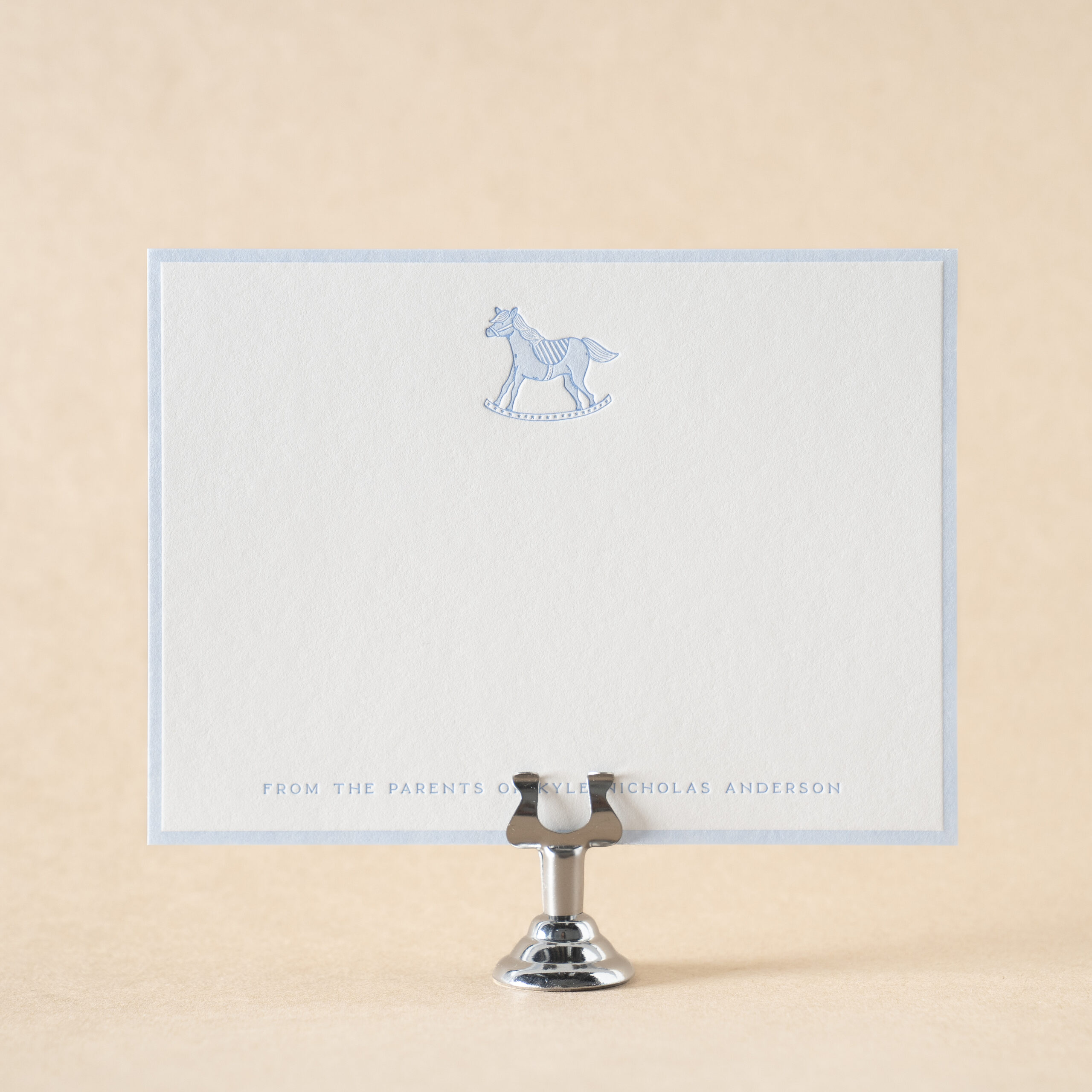 Kyle Social Note Card design