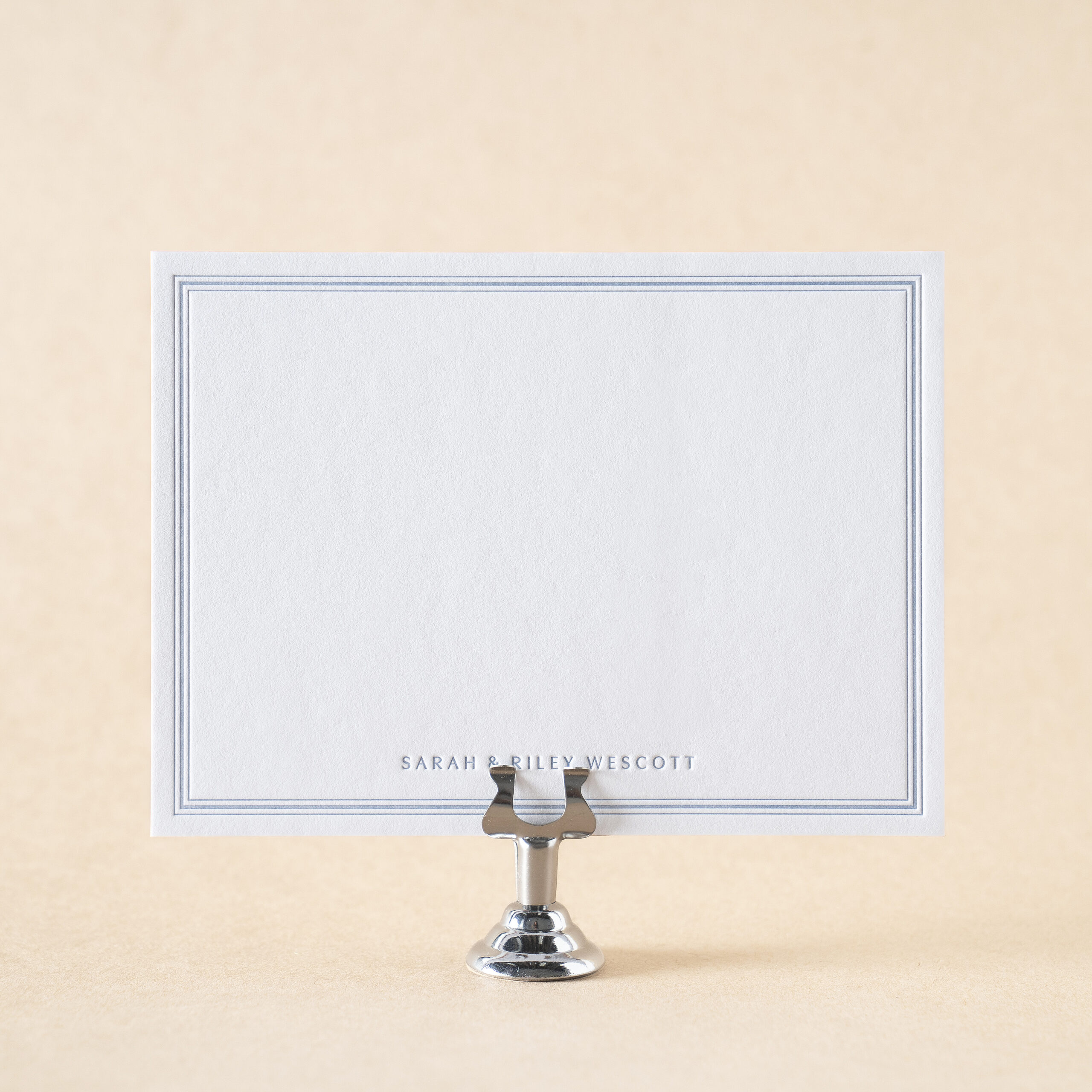 Riley Social Note Card Flat design
