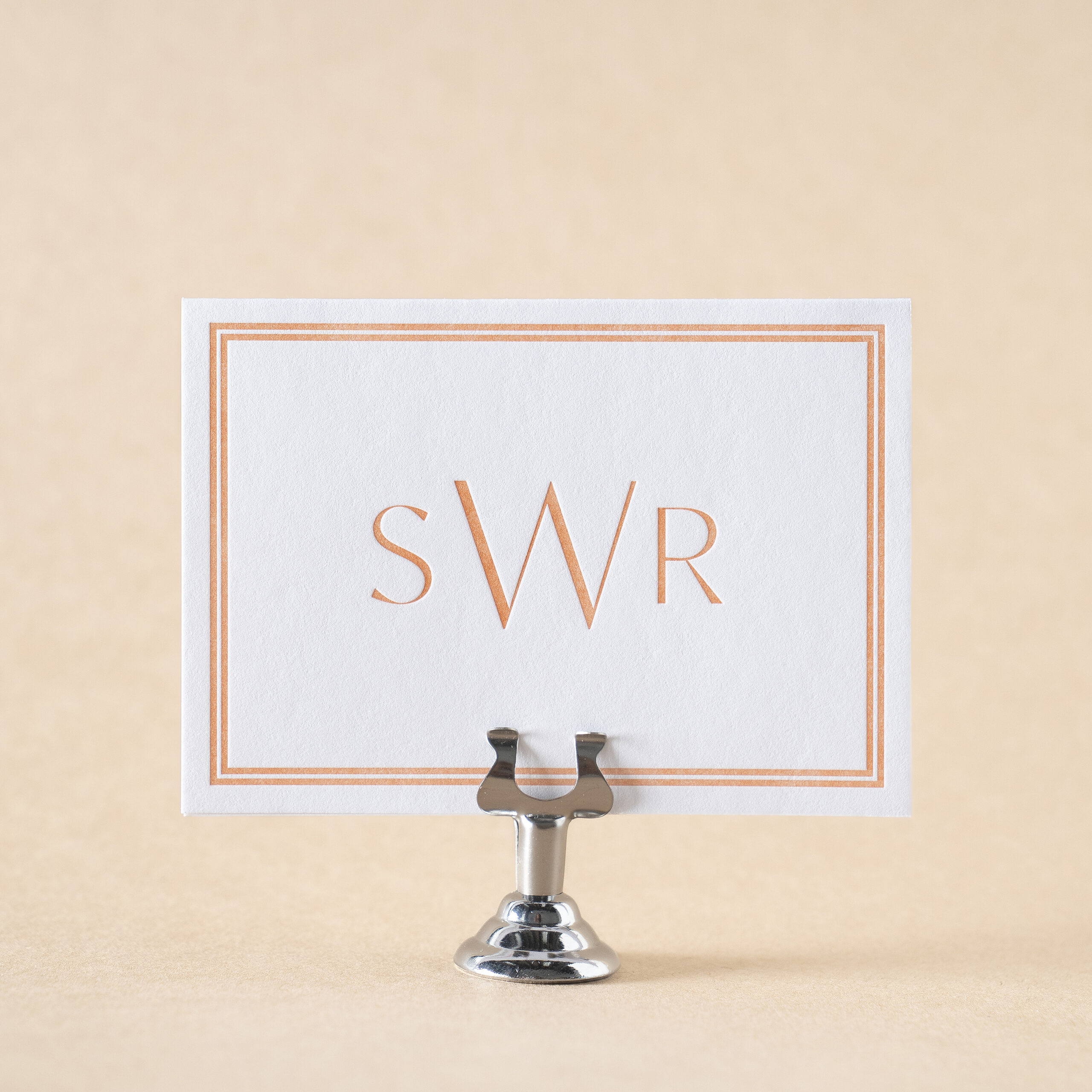 Riley Social Note Card Folded design