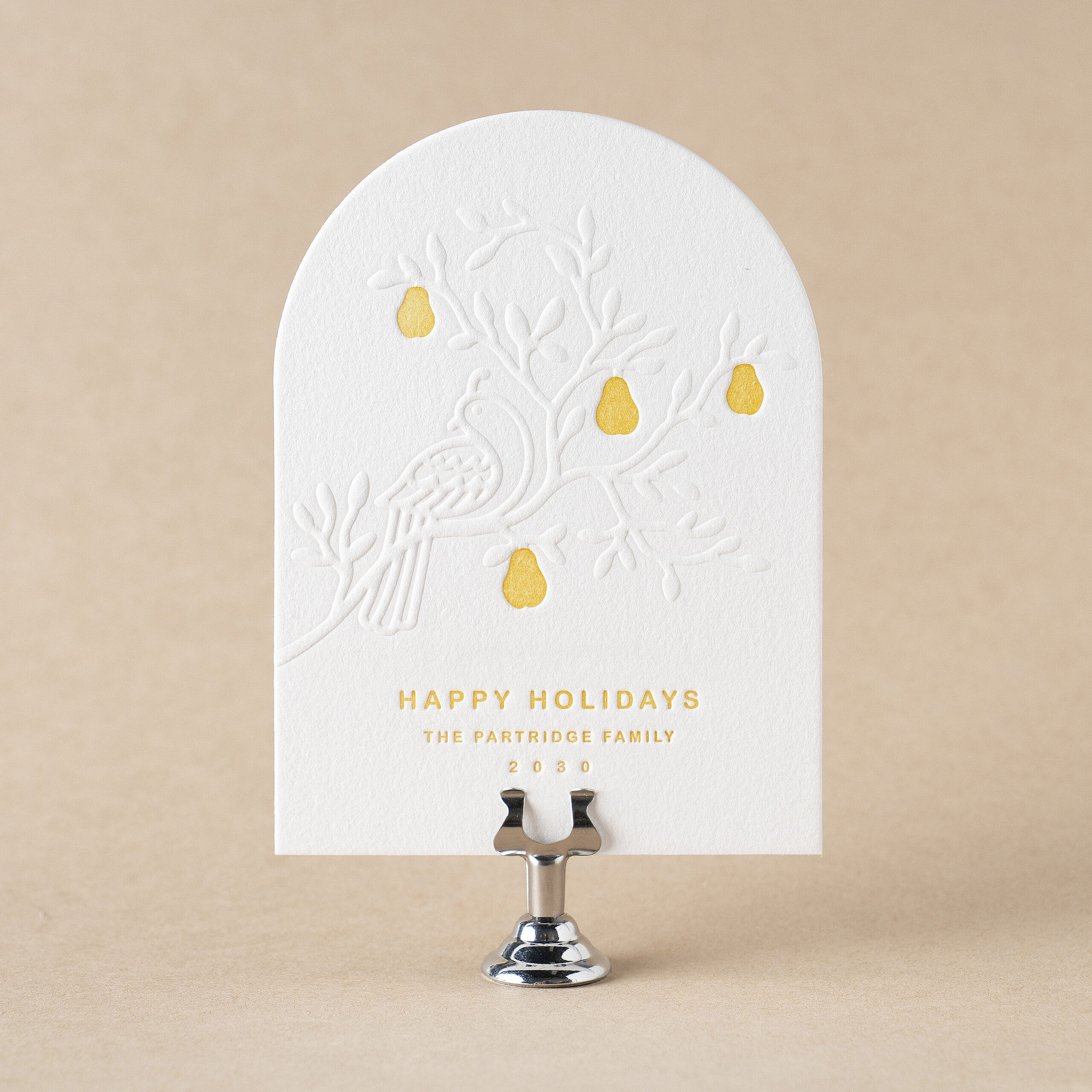 Partridge Holiday design