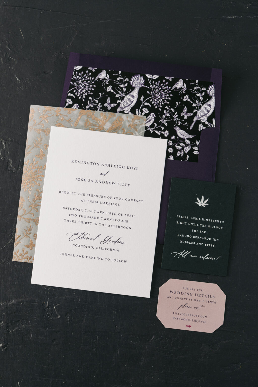 Foil Stamped Overlay
