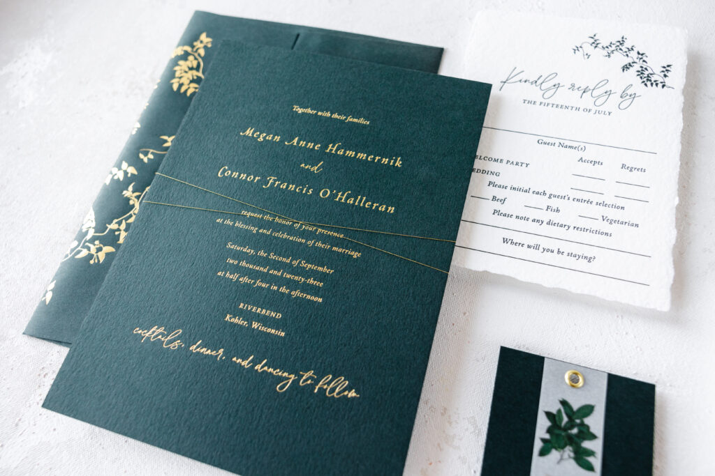 Custom Wedding Invitation Suite