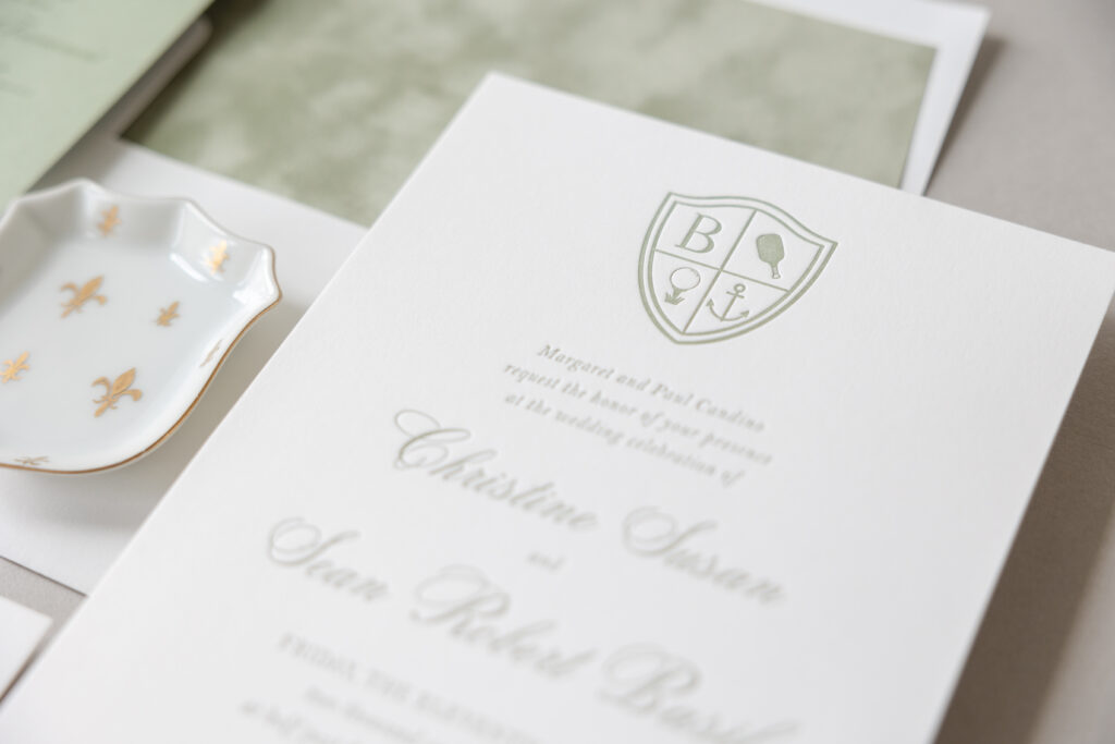 Letterpress Custom Crest
