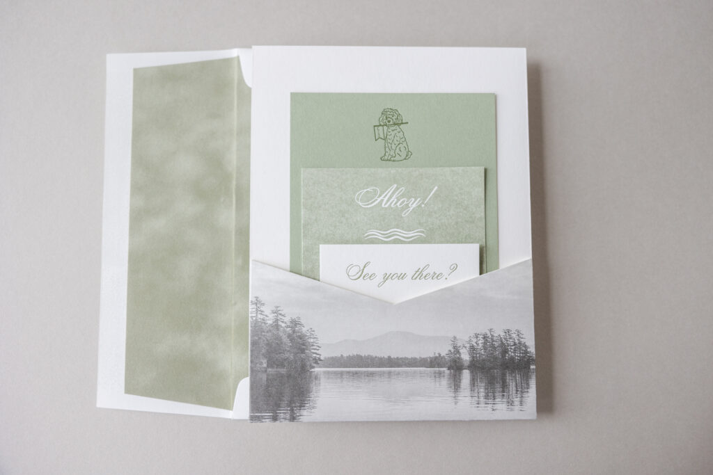Invitation Back Pocket