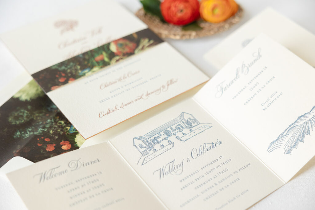 French Estate Wedding Invitations