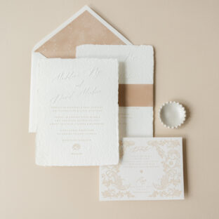 Blind Emboss on Handmade Paper