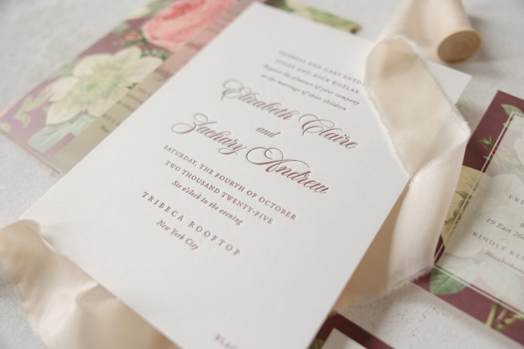 Letterpress Printing Impression