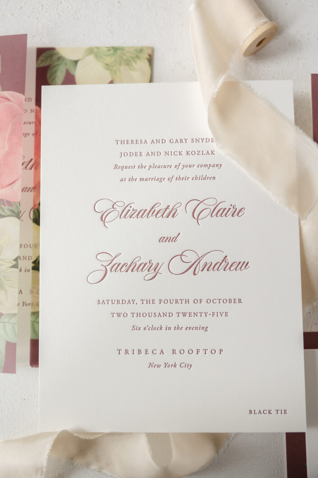 Letterpress Wedding Invitations