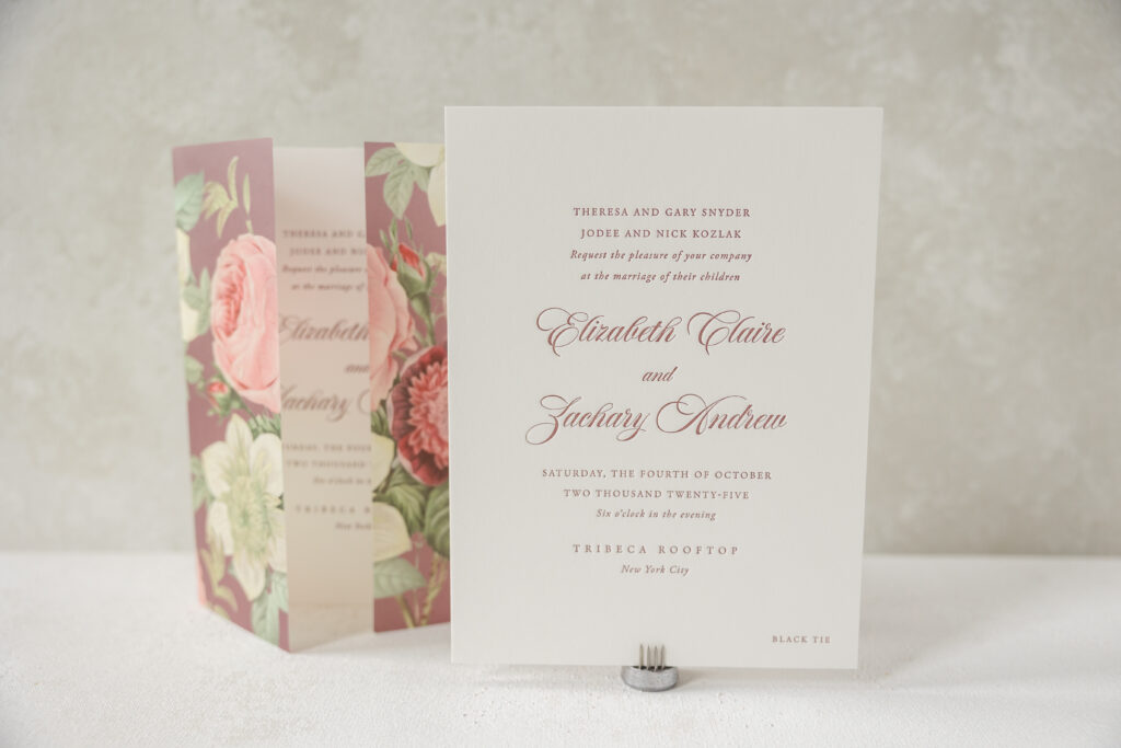 Wedding Invitation with Gatefold