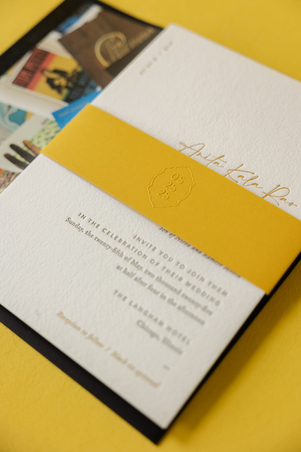 Invitation with Belly Band