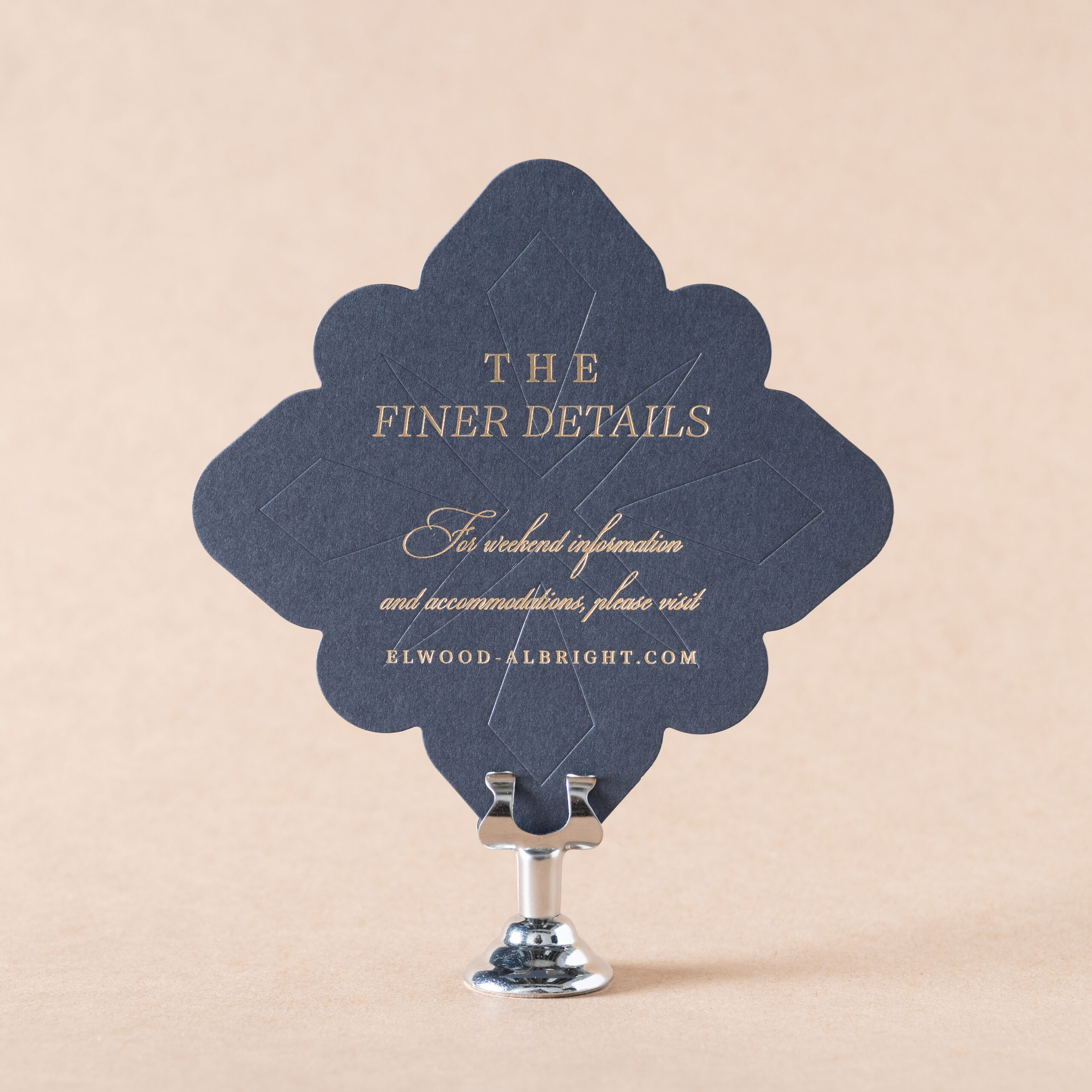 Albright Details Card design