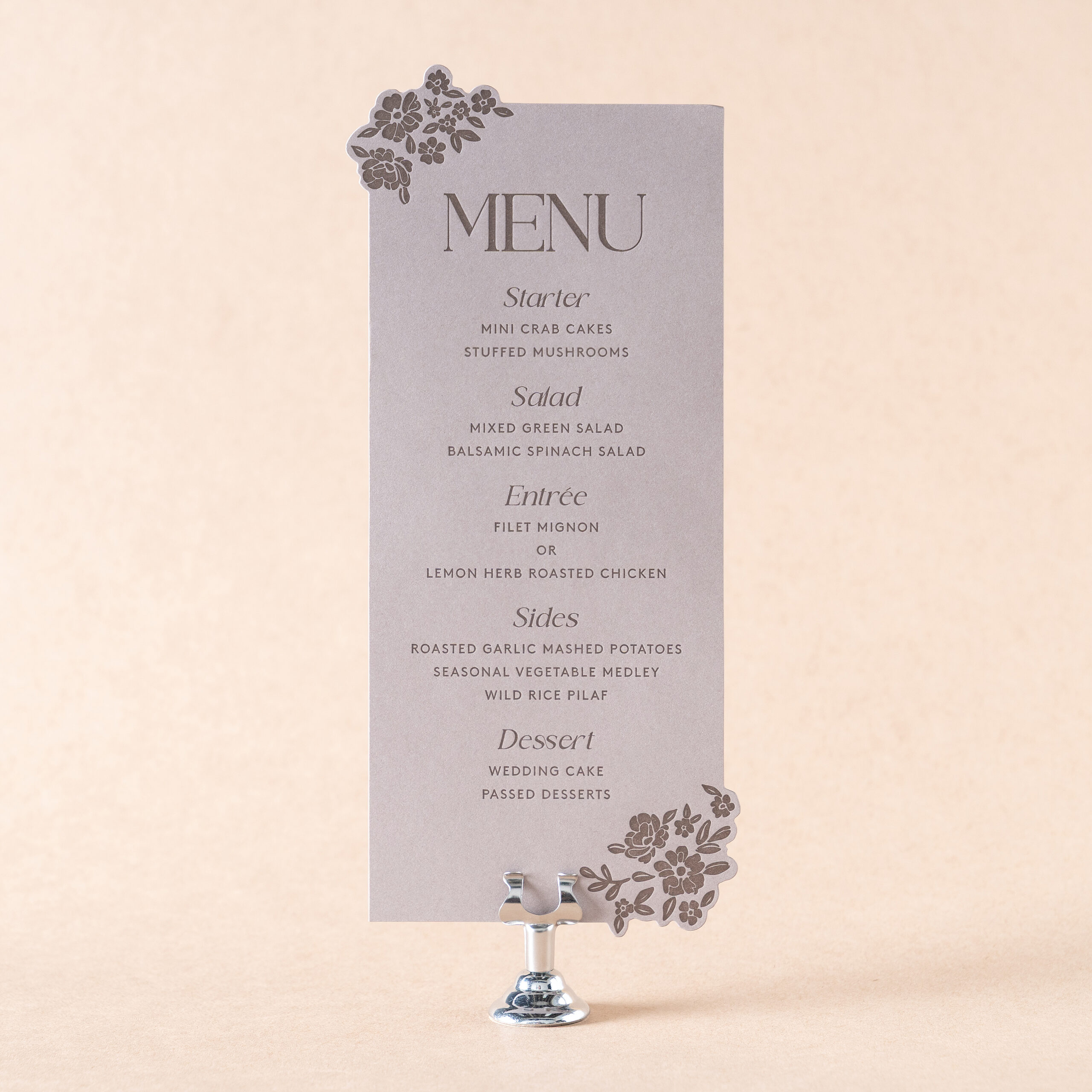 Harvie Menu design